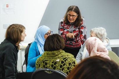 Alison with participants